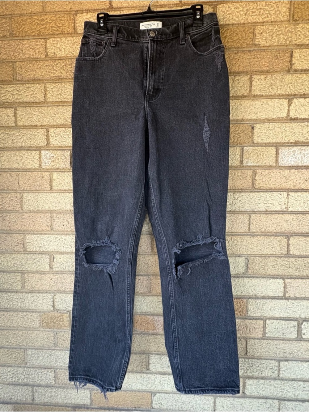 Abercrombie & Fitch The ‘90s Straight Ultra High Rise Curve Love Jeans